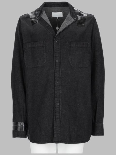 Maison Margiela Maison Margiela Men Camicia In Denim Taped