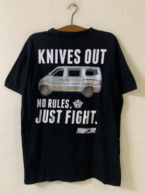 Other Designers Japanese Brand - Knives Out No Rules Just Fight Tshirt
