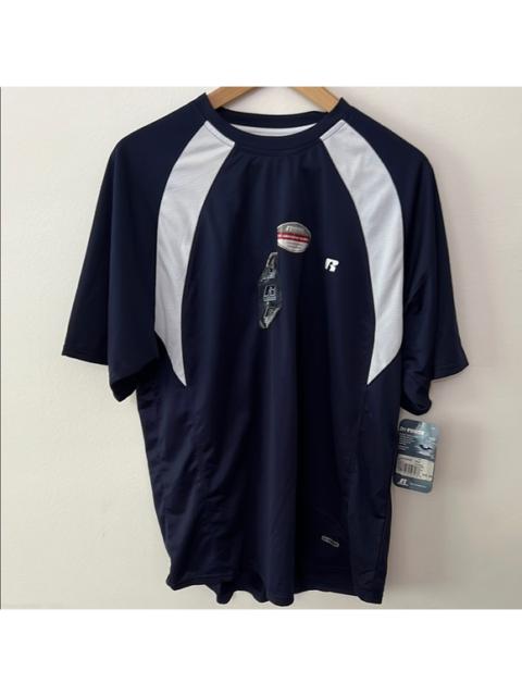 Russell Athletic Dri-Power Crew Shirt - Navy/White - Large