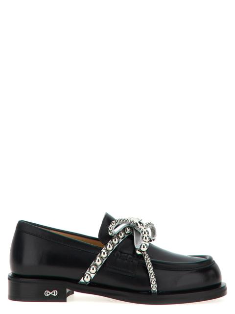MACH & MACH Mach & Mach Women 'Crystal Studs' Loafers