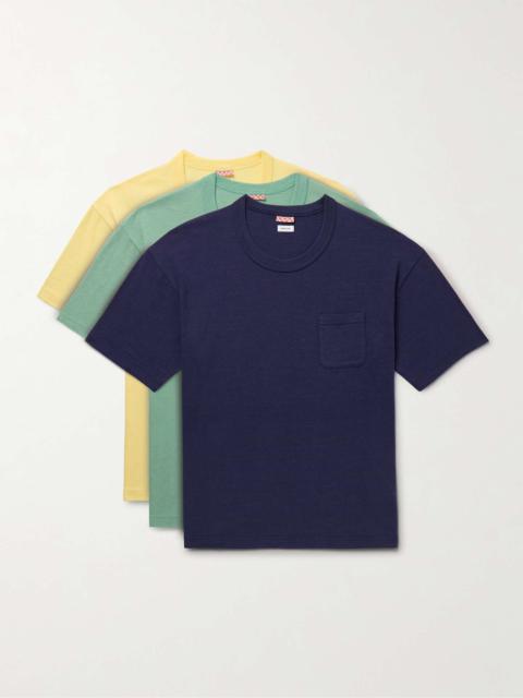 Sublig Jumbo Three-Pack Cotton-Blend Jersey T-Shirts