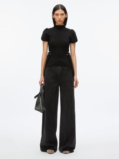 3.1 Phillip Lim Compact Rib Tulip Top