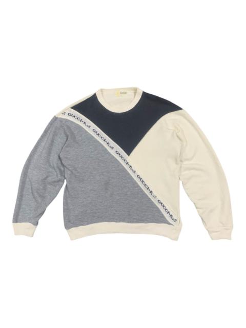 GUCCI Rare Vtg 80's Gucci Plus Crewneck Sweatshirt