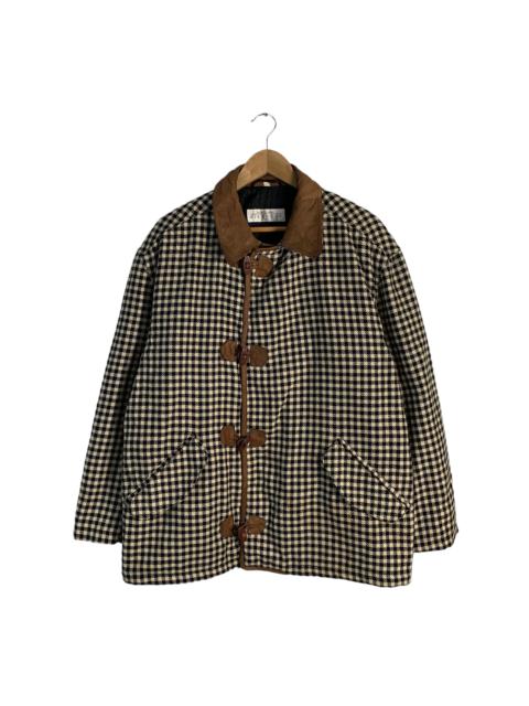 Givenchy Givenchy Gentlemen Houndstooth Wool Leather Jacket