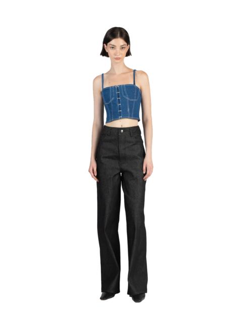 Elleme Denim Bustier Blue