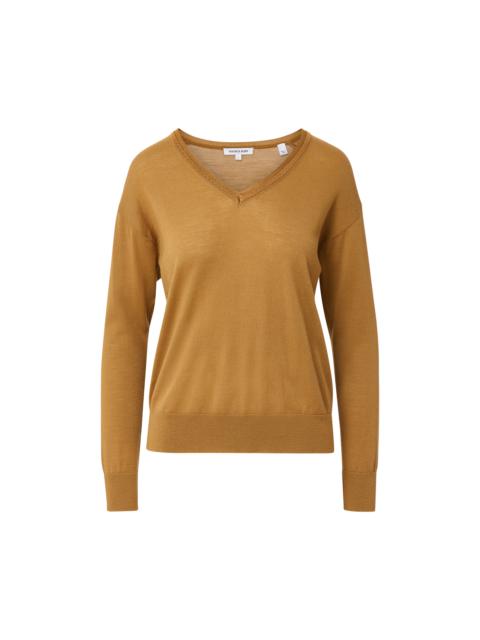 VERONICA BEARD MILETTE MERINO WOOL PULLOVER