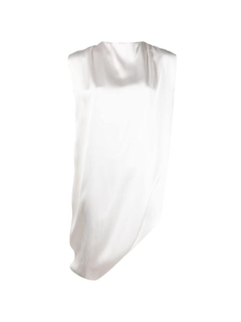 asymmetric draped top