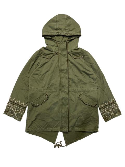 Other Designers Japanese Brand Fishtail Parka Spike Punk Rock