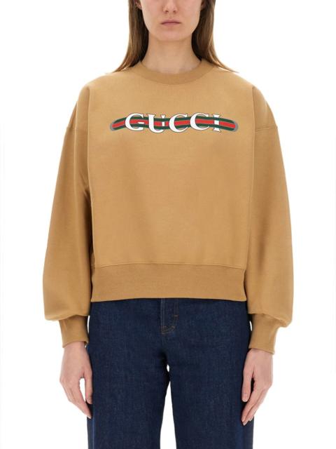 GUCCI Gucci Women Printed Cotton Jersey Sweatshirt