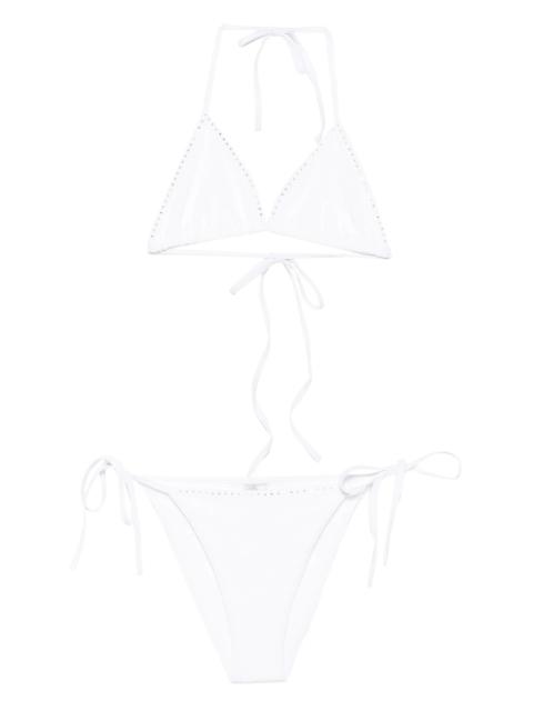 Hunza G Gina crystal-embellished bikini