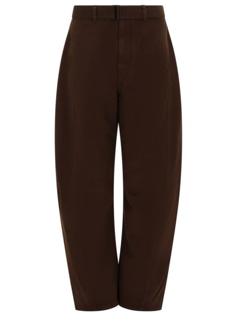 Lemaire TWISTED PANTS WITH BELT