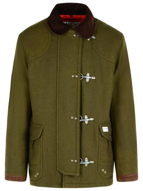 Other Designers Fay '4Ganci' Green Wool Blend Jacket Men