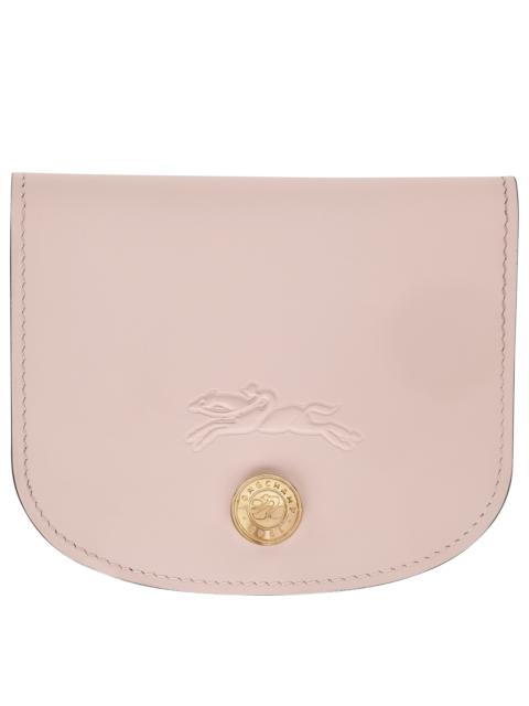 Longchamp Épure Card holder Petal Pink - Leather
