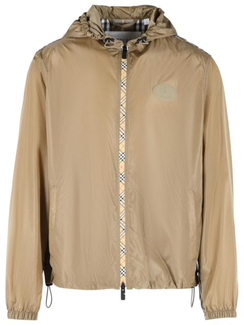 Burberry Burberry 'Newport' Brown Polyamide Jacket Men