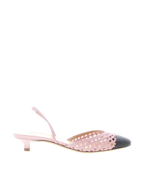 Other Designers Francesco Russo – Sling Back – Pink / Black