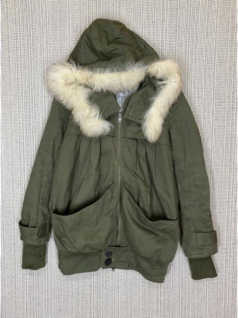 Other Designers If Six Was Nine - ‼️JAPANASE BRAND SLY PARKA MILITARY STYLE HOOD FUR VERY RARE‼️