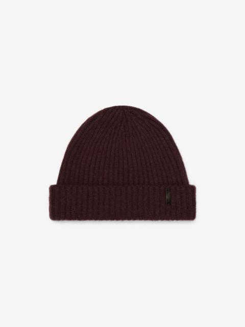 CORNELIANI Burgundy Sublime Cashmere beanie
