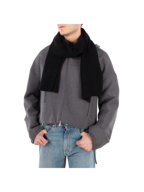 Other Designers Dunhill - Dunhill Ribbed-Detail Cashmere Scarf