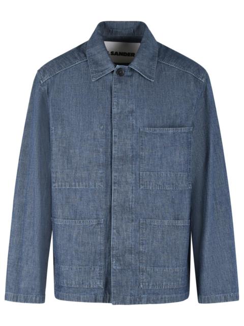 Jil Sander Jil Sander Cotton Denim Jacket Blue Men