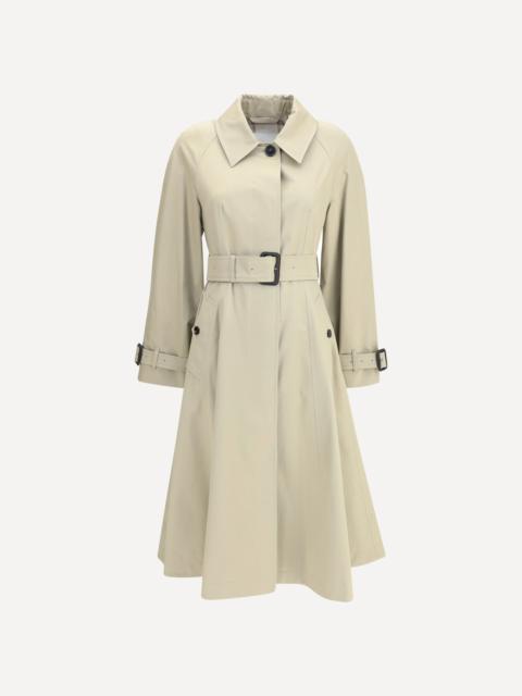 Burberry Ellingham fit-and-flare long gabardine Trench Coat