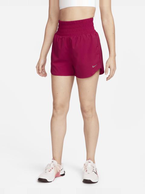 Nike One Women's Dri-FIT Ultra High-Waisted 3" Brief-Lined Shorts