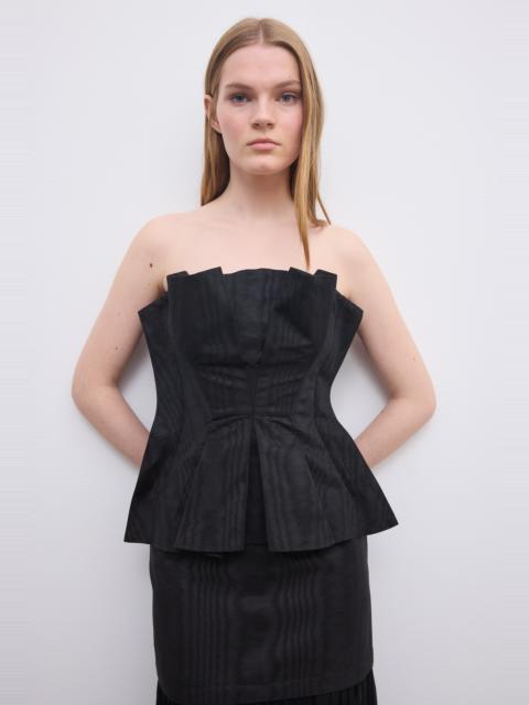 House of Dagmar Jacquard pleated top