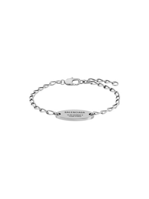 BALENCIAGA Everyday Bracelet in Antique Silver