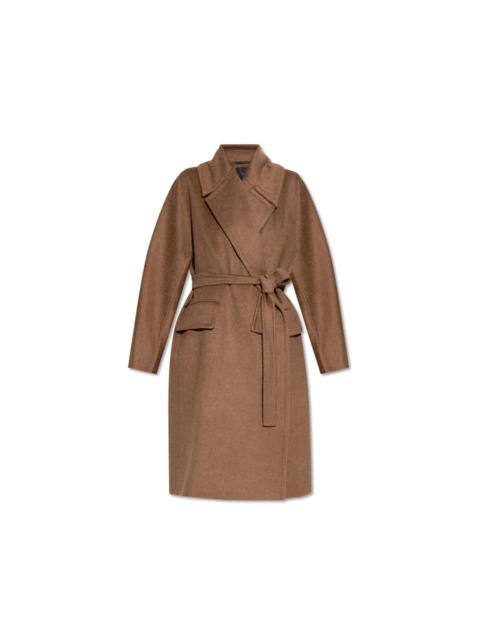 Max Mara MAX MARA Attuale Brown Cashmere Long Belted Coat New & Authe