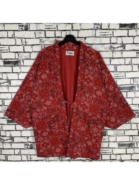 Other Designers Vintage Japan Traditional Coat Hanten Paisley Design Hanten