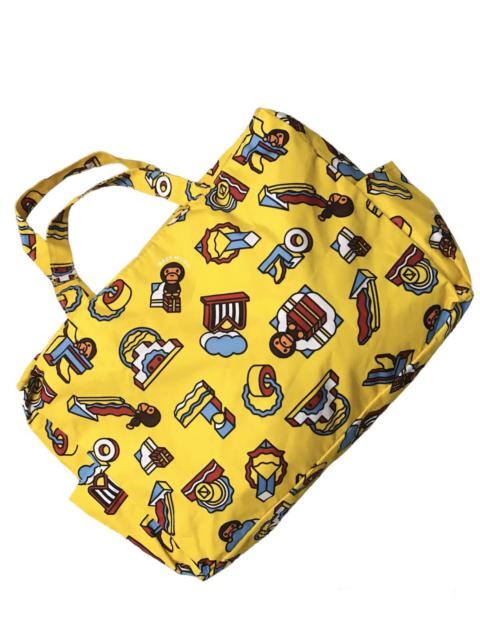 A BATHING APE® Bape Bag 2010 Baby Milo Zip Nylon Tote Bag