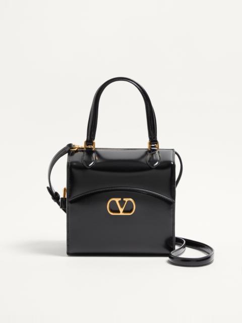 Valentino VALENTINO GARAVANI VAIN-CASE BOWLING BAG IN SHINY CALFSKIN