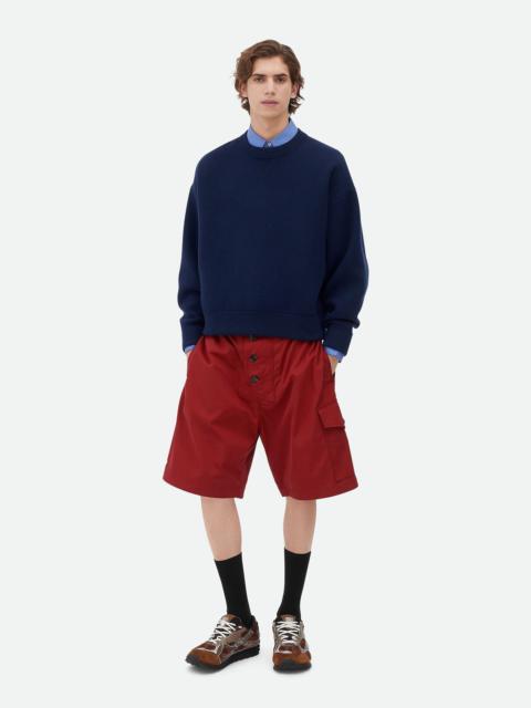 Bottega Veneta Light Cotton Twill Shorts