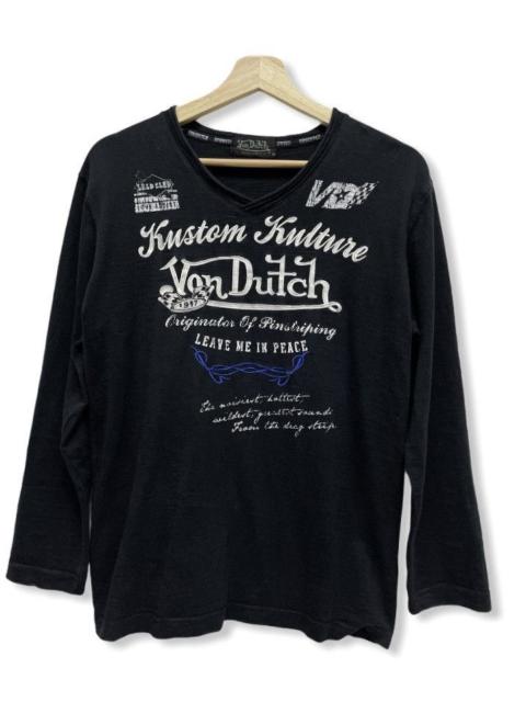 Other Designers Vintage × Von Dutch - VON DUTCH Kustom Kulture Beautiful Embroidery Shirt