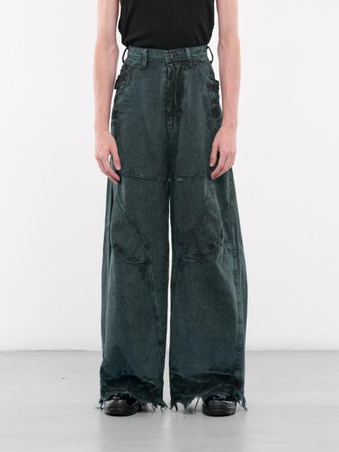 Distressed Wide Leg Trousers