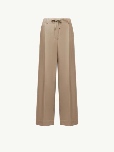 Moncler Wool Gabardine Tailored Pants