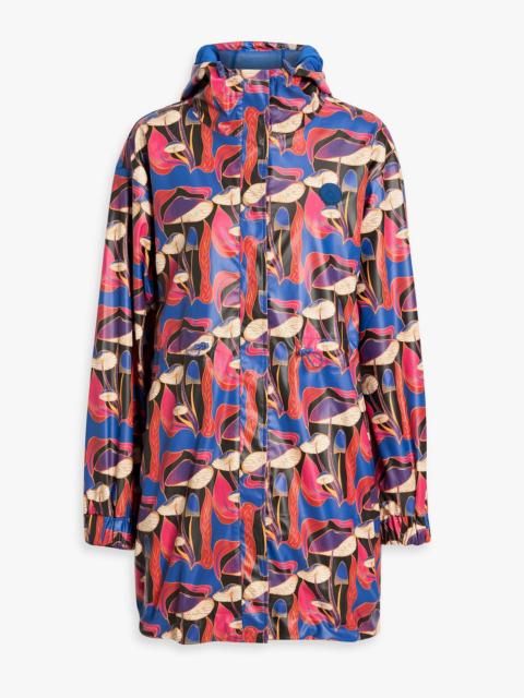 FARM RIO Printed shell hooded raincoat