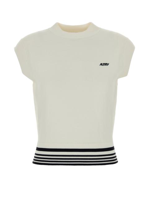 AUTRY White knit vest