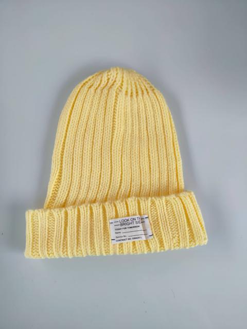 Other Designers Streetwear - Aran Isle Pattern Fat Knit Plain Beanie