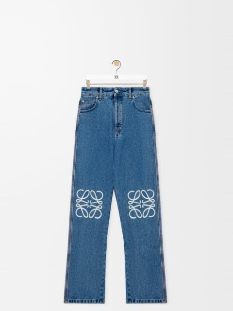 Loewe Anagram baggy jeans in denim