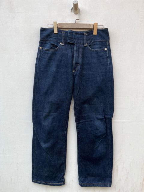 Cabane De Zucca Cropped Art Craft Jeans Selvedge