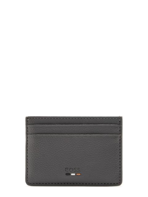 Boss Ray Grained Leather Card Holder