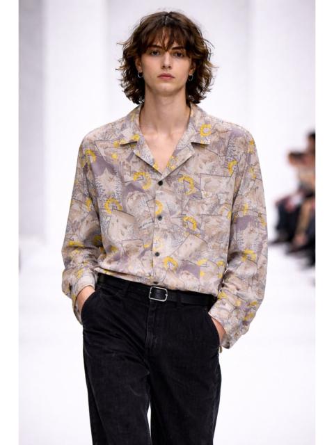 CELINE Celine Paris Signature Print Shirt Vintage Luxury