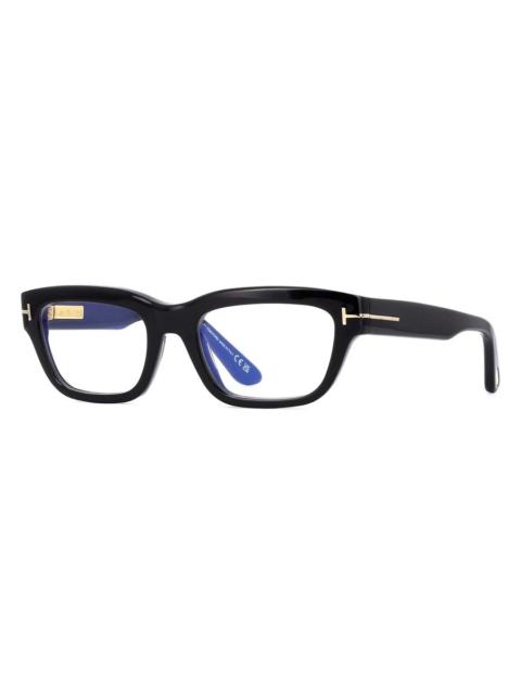 TOM FORD Tom Ford Blue Light Block Rectangular Men's Eyeglasses FT6045-B 001 52