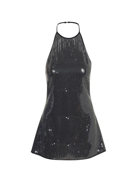 miaou BIANCA DRESS - BLACK SEQUIN