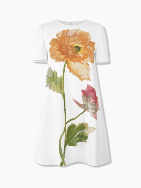 CAROLINA HERRERA Poppy-Print Mini Dress