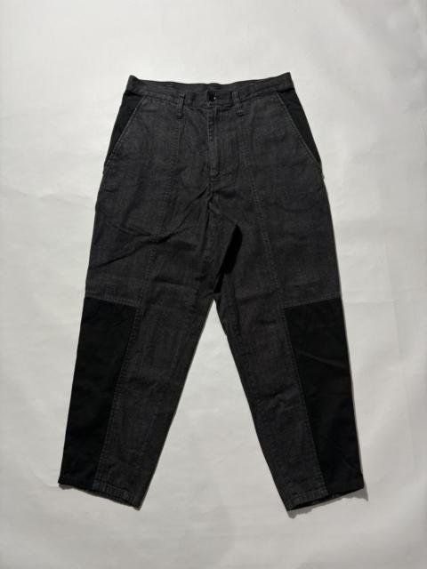 Yohji Yamamoto YOHJI YAMAMOTO POUR HOMME PATCHWORK DENIM PANTS