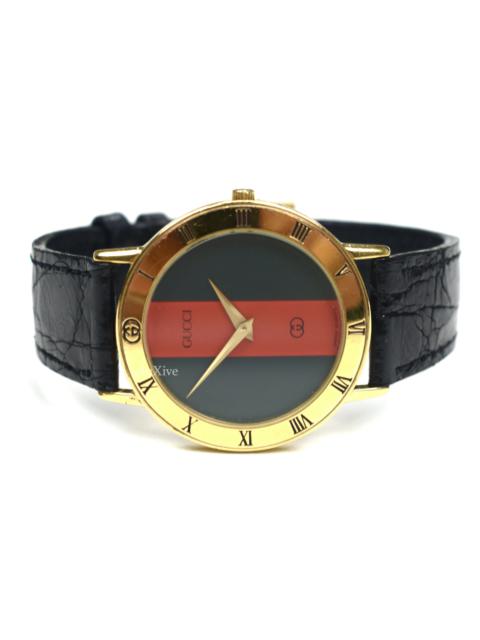 GUCCI Gucci 3000M Gold Web Dial Watch