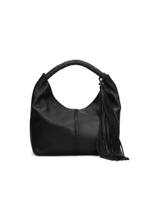 SIEDRÉS mini Galia braided tassel tote bag