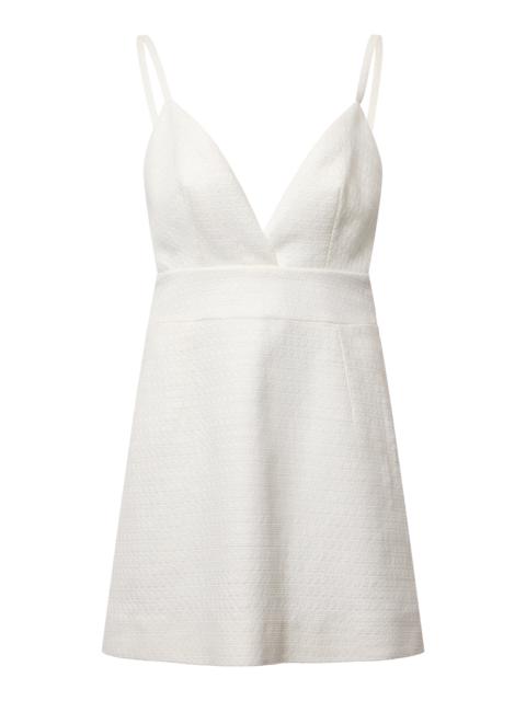Dolce & Gabbana Bouclé Mini Dress white