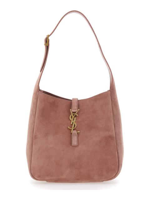 SAINT LAURENT Saint Laurent Women 'Le 5 À 7'  Pink Shoulder Bag With Hook Closure With Cassandre In Soft Leather W